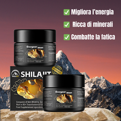 Resina Shilajit Pura dell’Himalaya – Trasforma il Tuo Corpo e la Tua Mente ✅