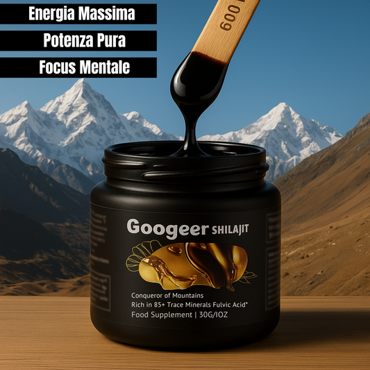 Resina Shilajit Pura dell’Himalaya – Trasforma il Tuo Corpo e la Tua Mente ✅
